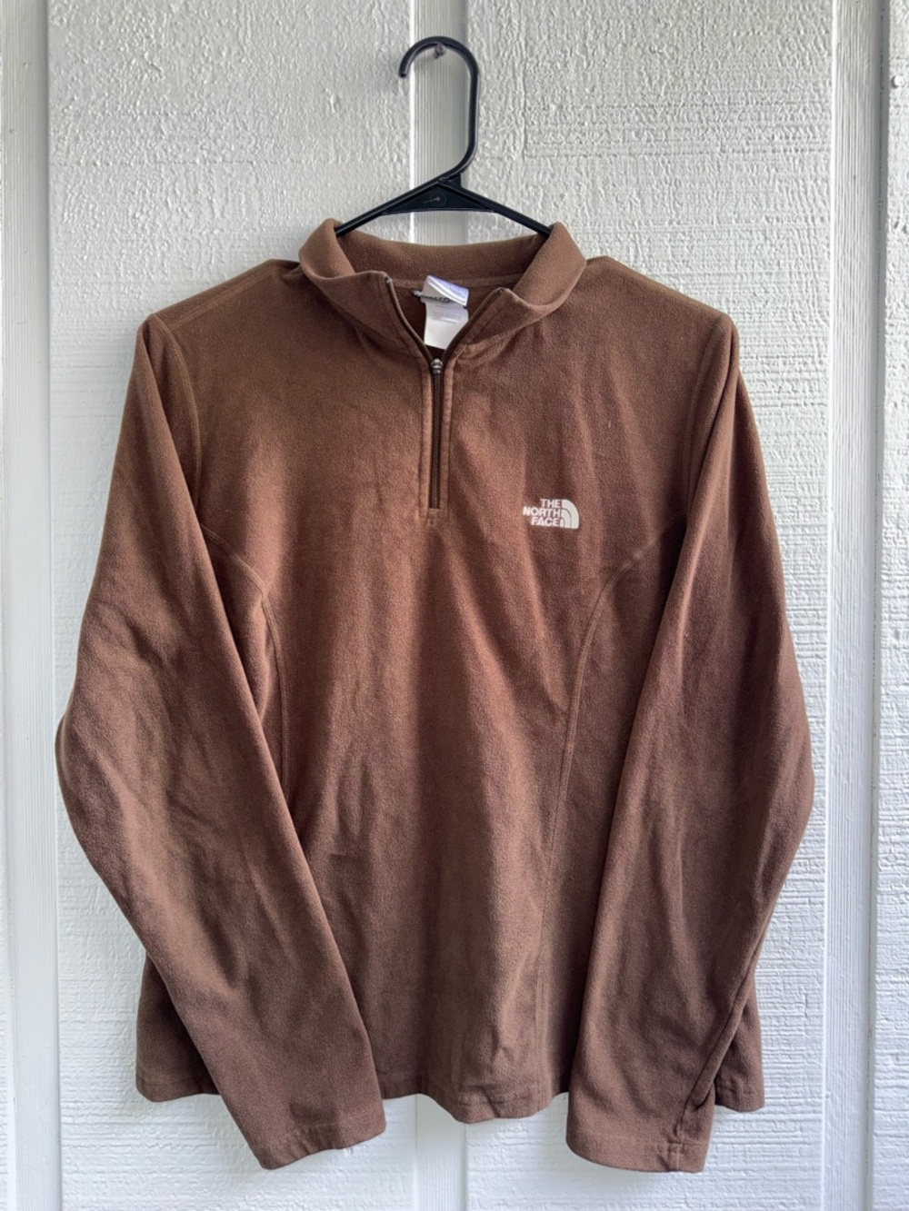 Vintage The North Face Fleece Jacket Women TKA 100 Brown Ax3 Size Large - Picture 2 of 9